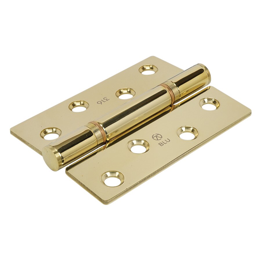 polished brass butt hinge